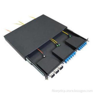 1.2mm Simplex / Duplex 1U MPO Patch Panel for SC , LC MPO C